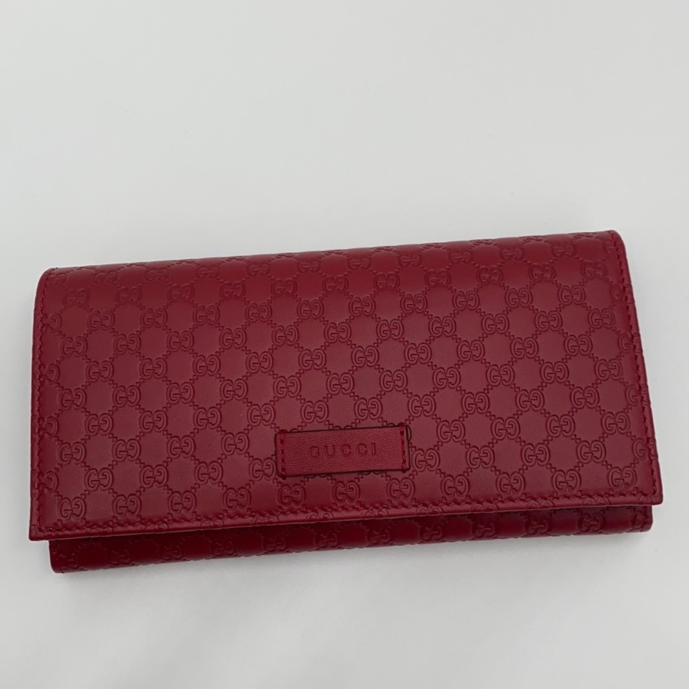 Gucci Microguccissima Red Wallet